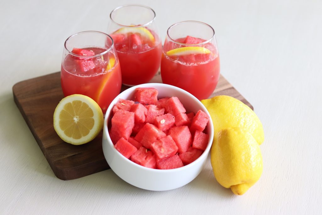 Spiked Watermelon Lemonade 