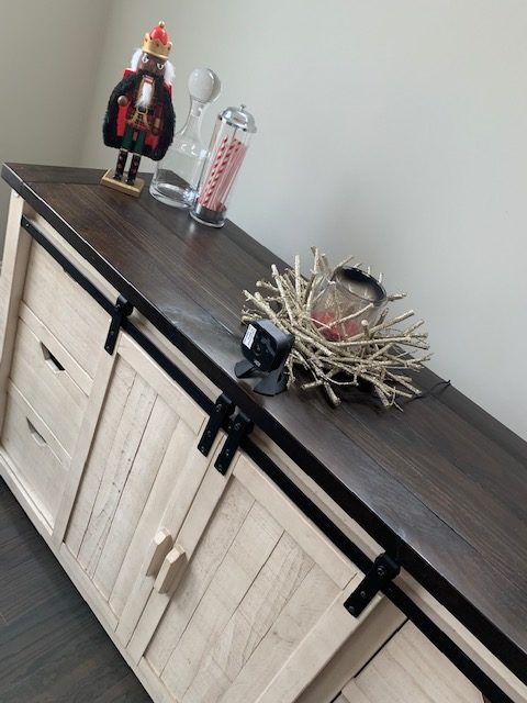 First Year As Homeowners, cabinet 