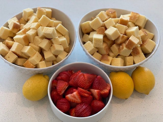 Strawberry Lemon Trifle