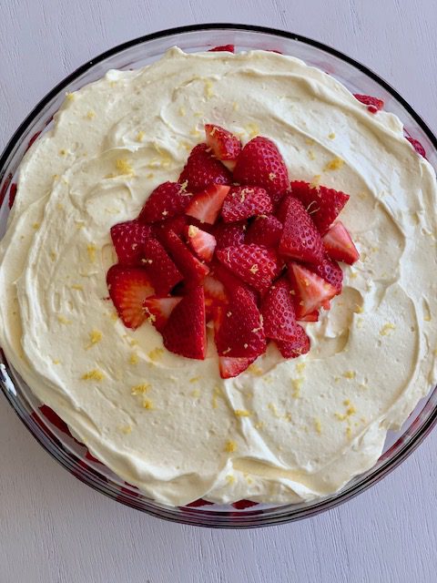 Strawberry Lemon Trifle