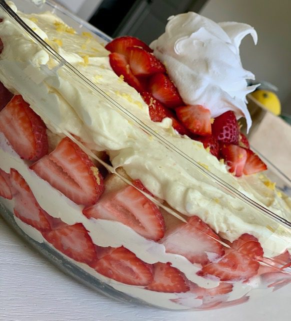 Strawberry Lemon Trifle