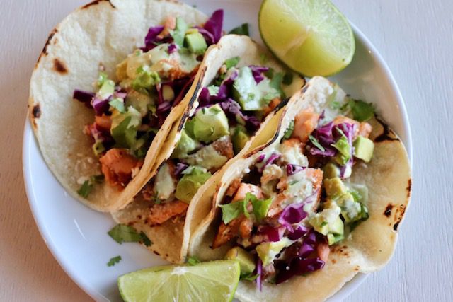 Salmon Tacos